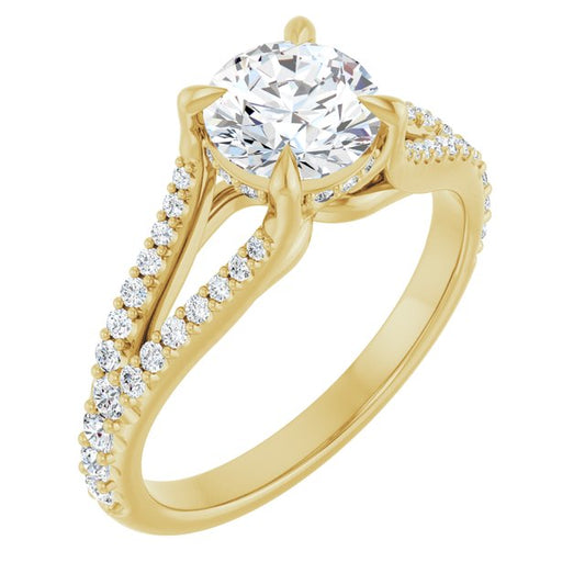 Accented Engagement Ring