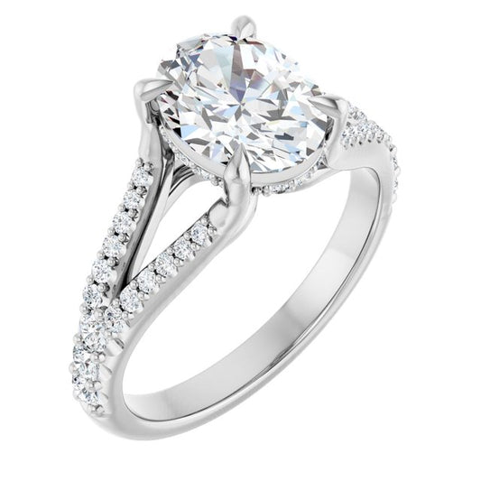 Accented Engagement Ring