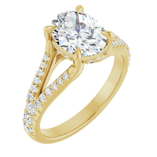 Accented Engagement Ring