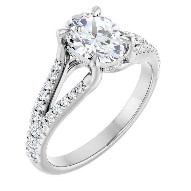 Accented Engagement Ring