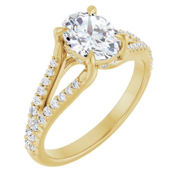 Accented Engagement Ring
