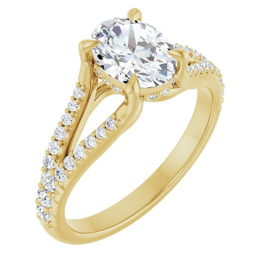 Accented Engagement Ring