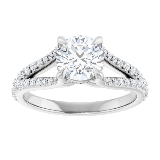 Accented Engagement Ring