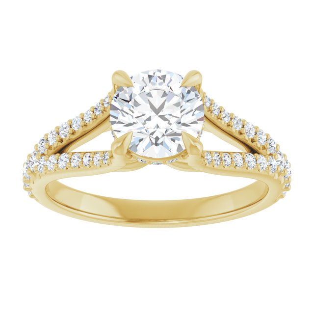 Accented Engagement Ring