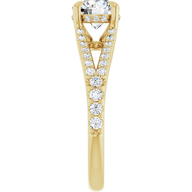 Accented Engagement Ring