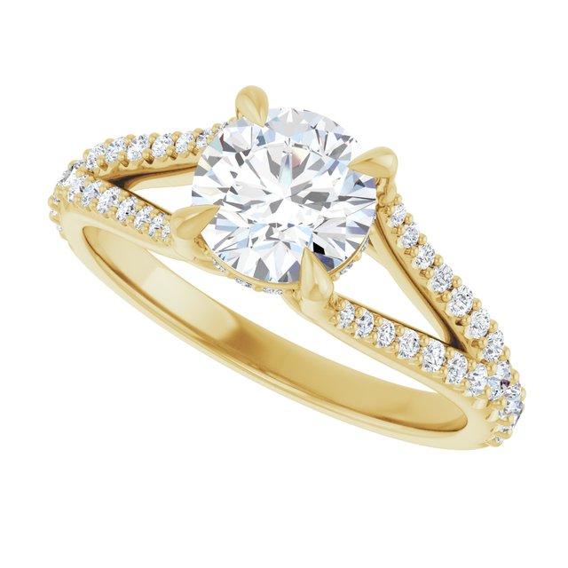 Accented Engagement Ring