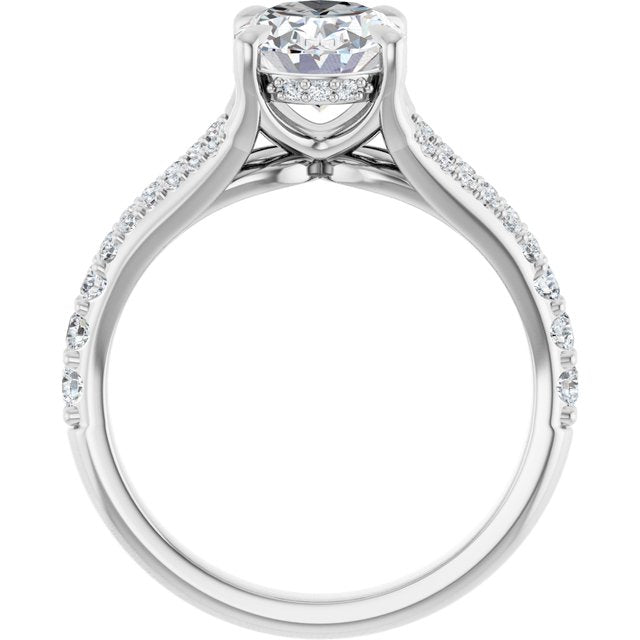Accented Engagement Ring