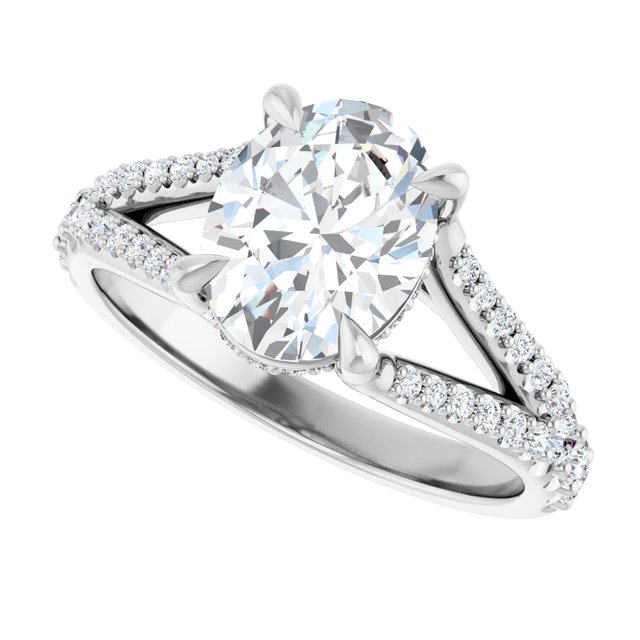 Accented Engagement Ring