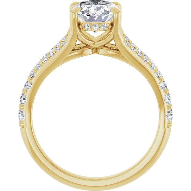 Accented Engagement Ring