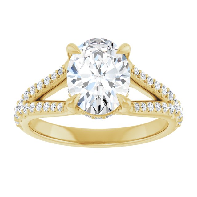 Accented Engagement Ring
