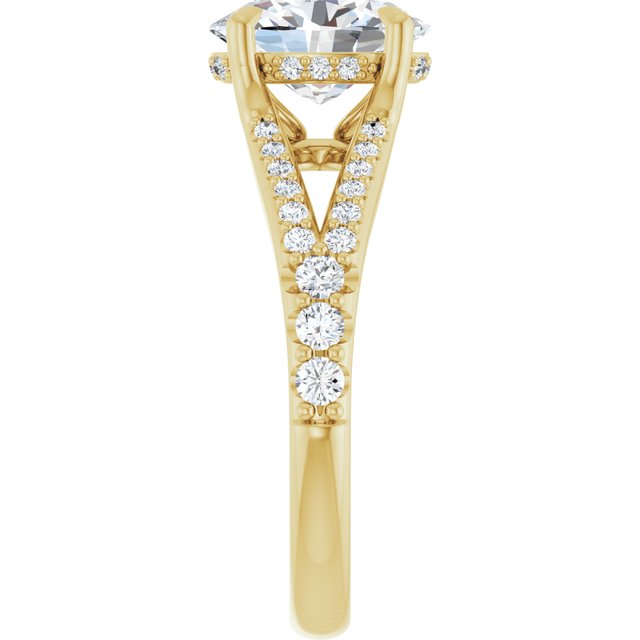 Accented Engagement Ring