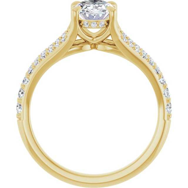 Accented Engagement Ring