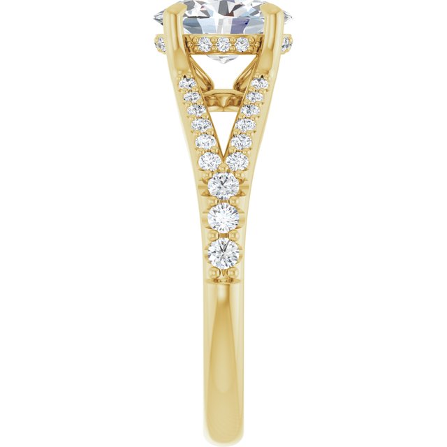 Accented Engagement Ring