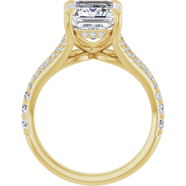 Accented Engagement Ring
