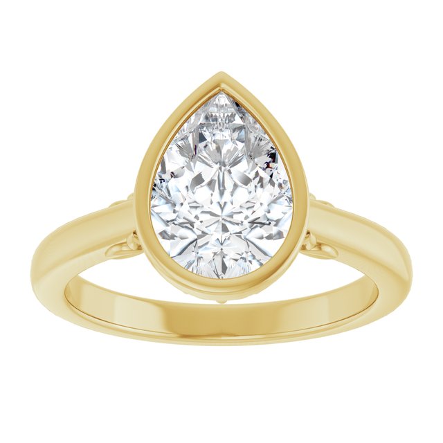 Bezel-Set Engagement Ring