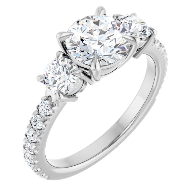Three-Stone Engagement Ring