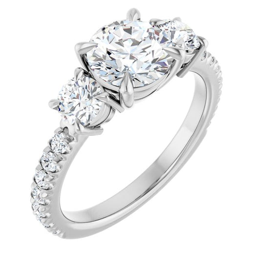 Three-Stone Engagement Ring