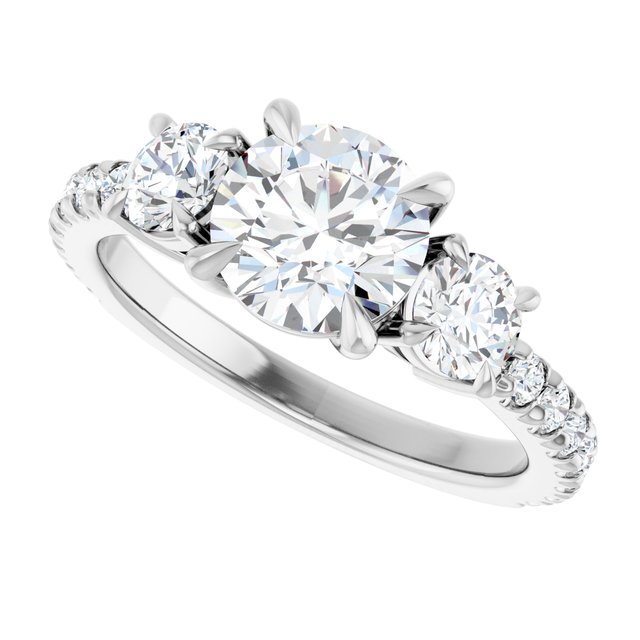 Three-Stone Engagement Ring