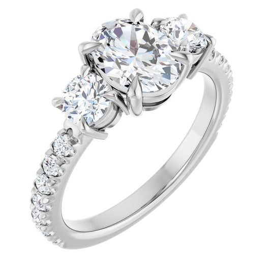 Three-Stone Engagement Ring