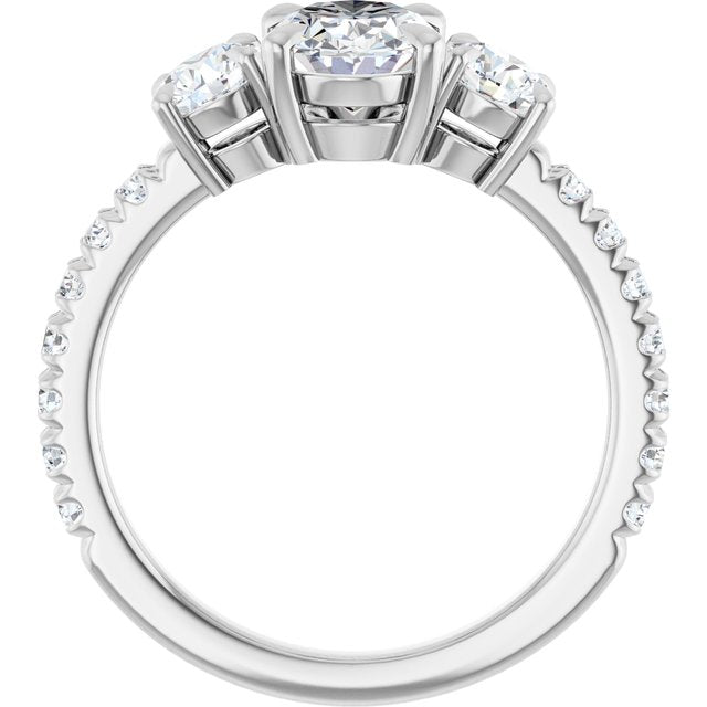 Three-Stone Engagement Ring