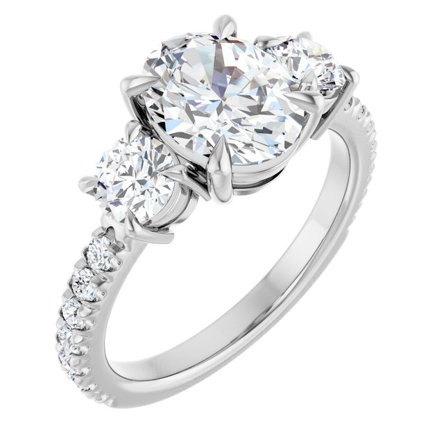 Three-Stone Engagement Ring