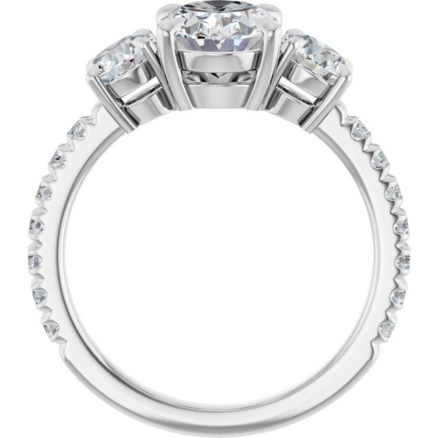 Three-Stone Engagement Ring