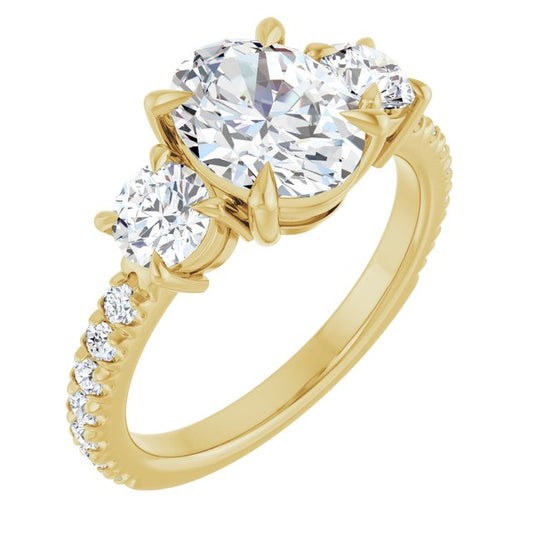 Three-Stone Engagement Ring