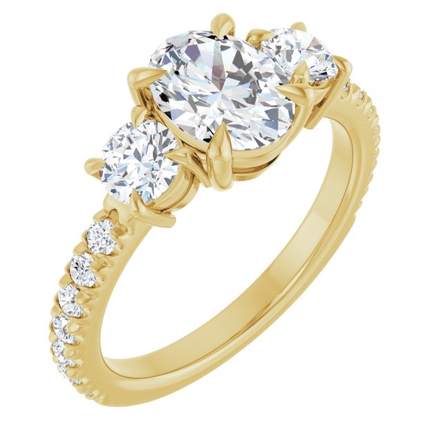 Three-Stone Engagement Ring