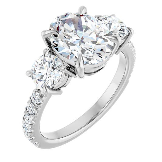 Three-Stone Engagement Ring