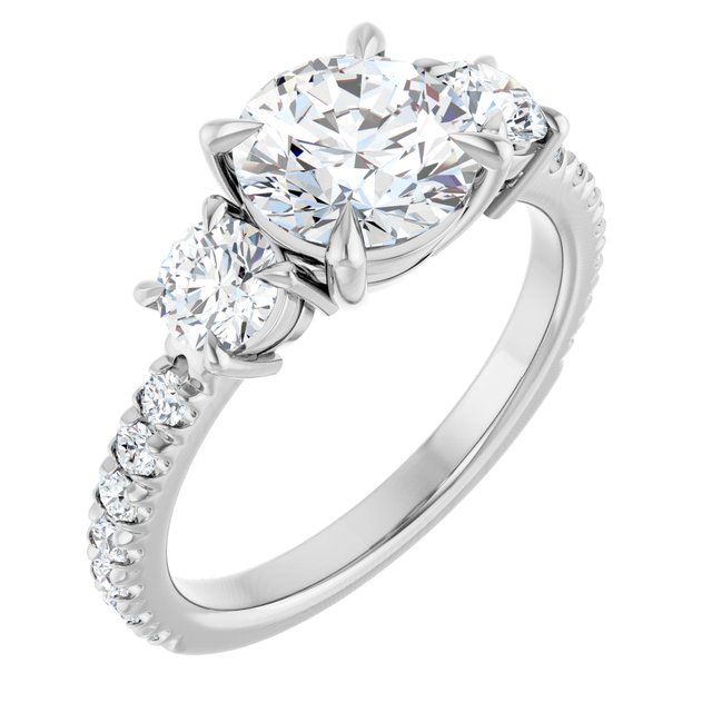 Three-Stone Engagement Ring
