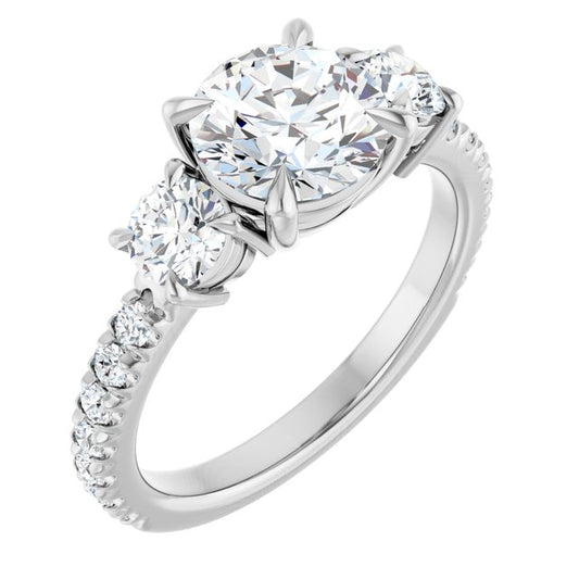 Three-Stone Engagement Ring