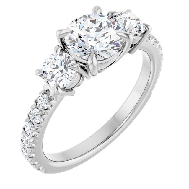 Three-Stone Engagement Ring