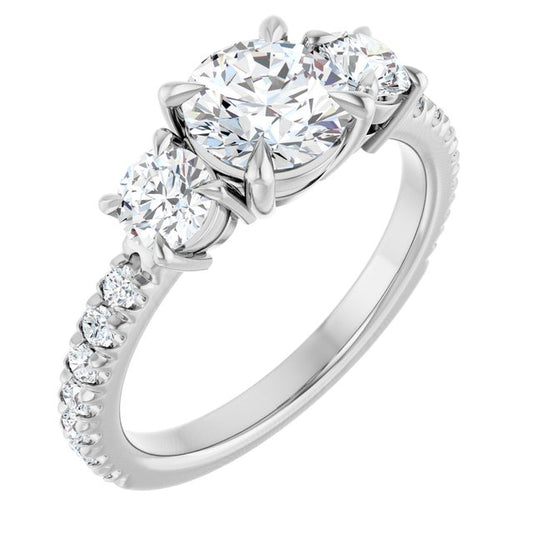 Three-Stone Engagement Ring
