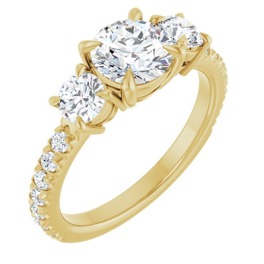 Three-Stone Engagement Ring