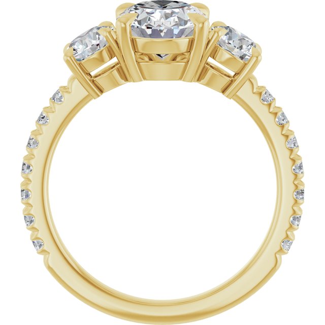 Three-Stone Engagement Ring