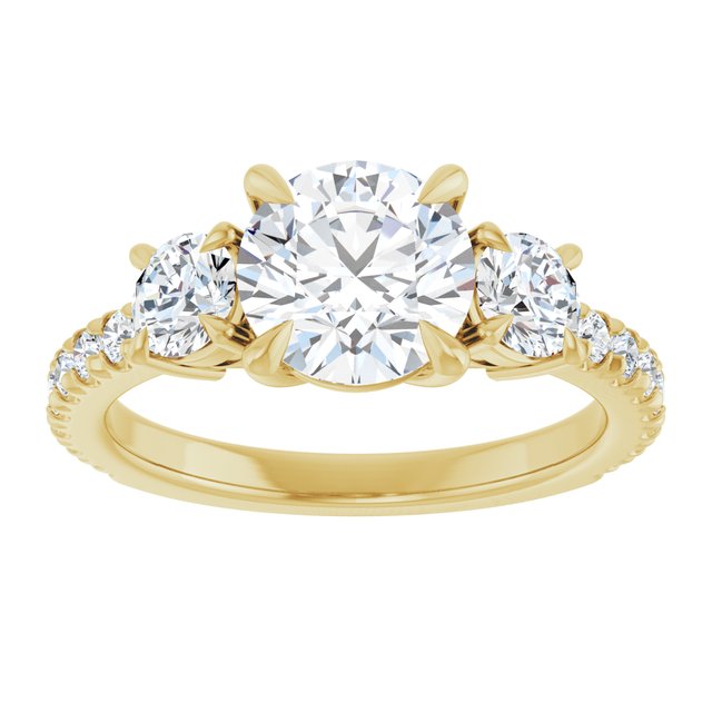 Three-Stone Engagement Ring