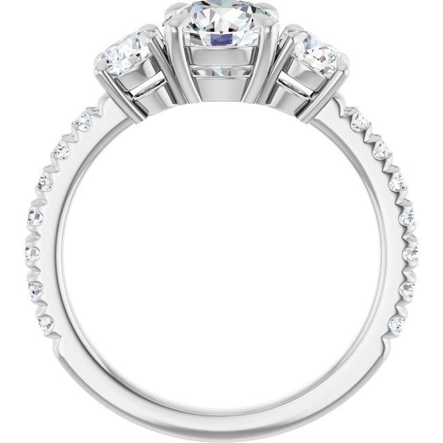 Three-Stone Engagement Ring
