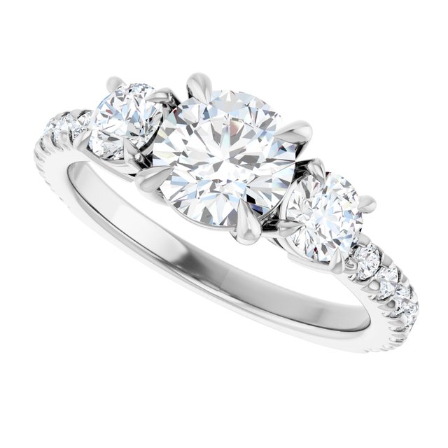Three-Stone Engagement Ring