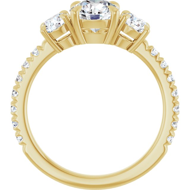 Three-Stone Engagement Ring