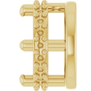 14K Yellow 6.5 mm Round Pendant Mounting