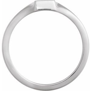 Platinum Signet Ring