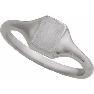 Platinum Signet Ring