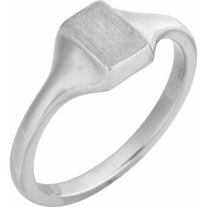 Platinum Signet Ring