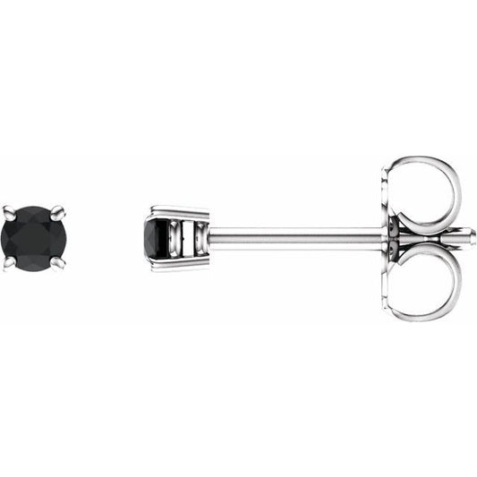 Round 4-Prong Lightweight Stud Earrings
