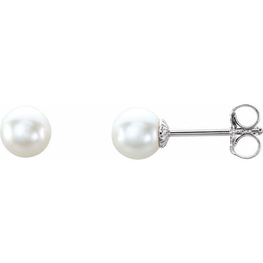 Pearl Stud Earrings