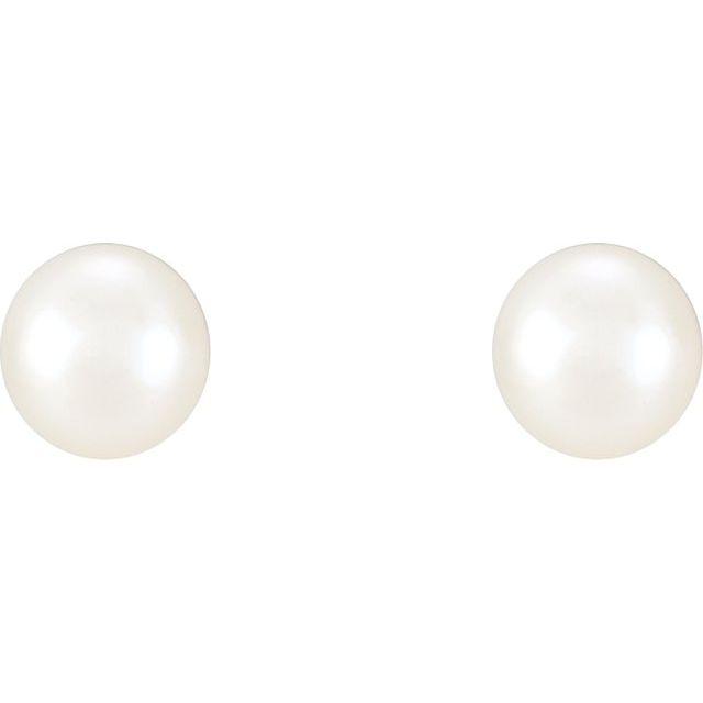 Pearl Stud Earrings