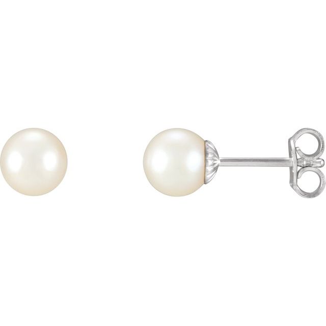 Pearl Stud Earrings