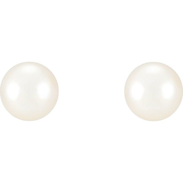 Pearl Stud Earrings