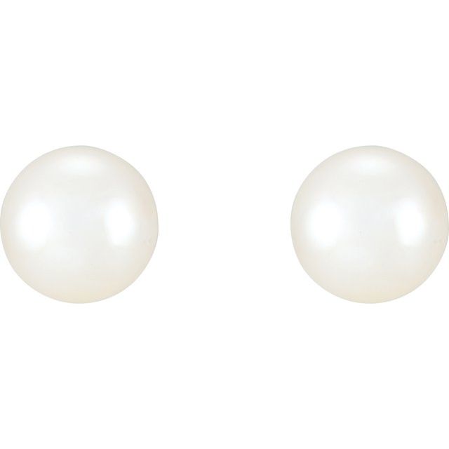 Pearl Stud Earrings
