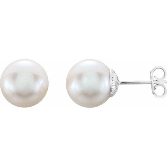 Pearl Stud Earrings